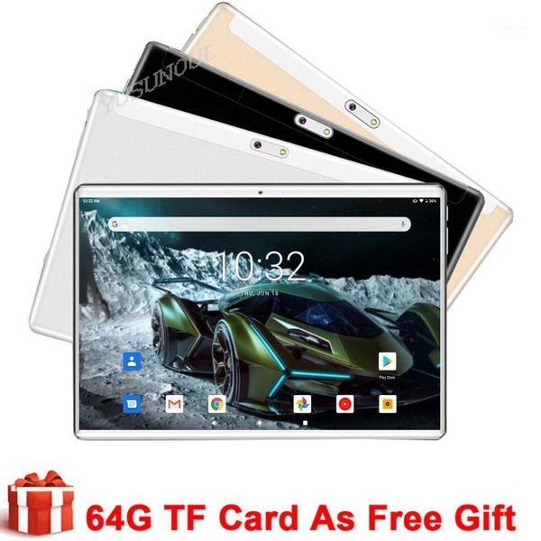 

phone call play store gifts tablette android super 10 inch tablet pc android 9.0 32gb rom wifi gps dual sim cards+keyboard1