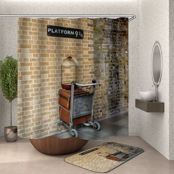 

wooden curtains waterproof shower curtains bathroom polyester bath curtain shower with hooks bathroom bath curtain or mat