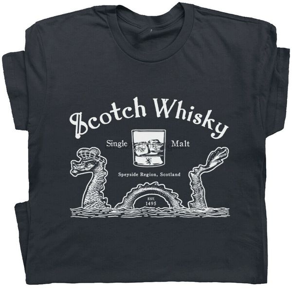 

шотландский виски тенниска лохнесское чудовище ирландский bourbon шотландия absinthe dive bar полный фигурные tee shirt спорта толстовка с к