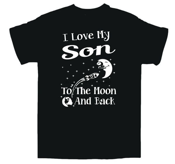 

i love my son t-shirt moon - back birthday christmas party all sizes sport hooded sweatshirt hoodie