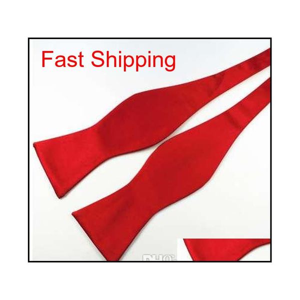 

rbocott bow ties self tie men's fashion solid color bowtie adjustable business wedding papillon for men accessories 0grvc, Black;gray