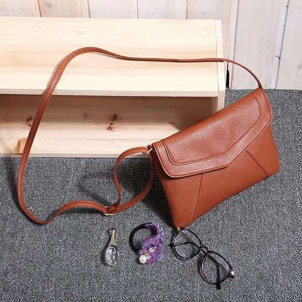 

ретро кожа простые сумочек горячих женщин сцепления высокого качества бумажник crossbody плечо сумка