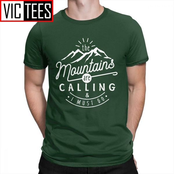 

men the mountains are calling and i must go hiking t shirts men printed vintage t-shirts cotton tees sport hooded sweatshirt hoodie