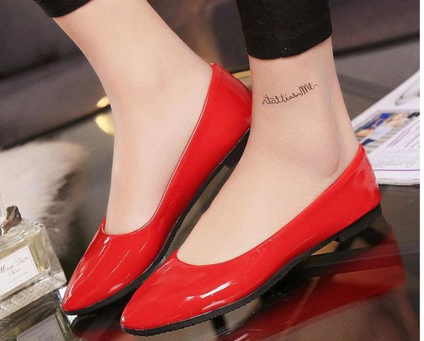 

2021 spring and autumn with new style fashion flat bottom pointed end women's shoes@lko701, Black