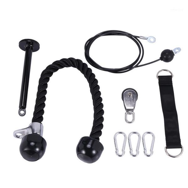 

accessories fitness pulley loading pin lifting triceps rope machine exercise length adjustable home gym sports accessories1