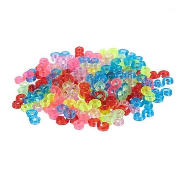

new amazing loom bands pack of 125 colorful s-clips1