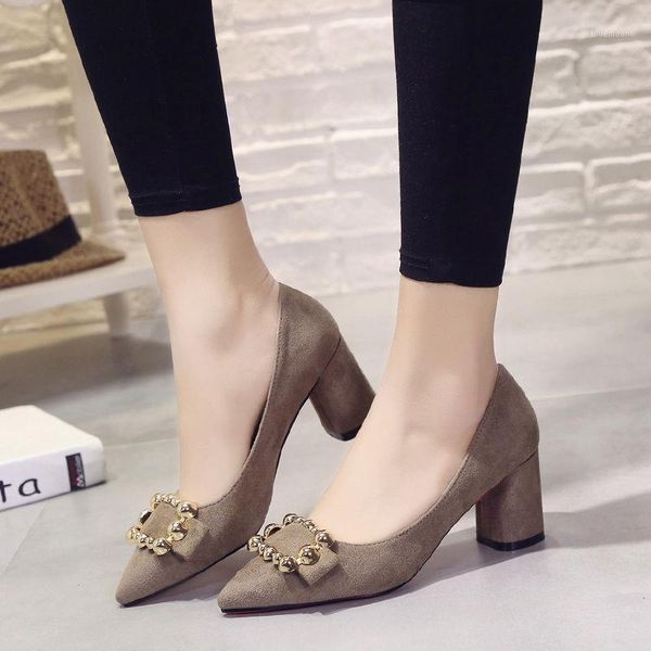 

marlisasa zapatos azuis women cute square heel pumps for party ladies classic pink high heel shoes with bezel for office 58841, Black