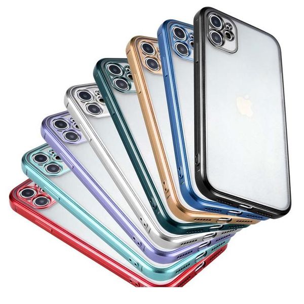 

matte translucence phone case for iphone 11 12 pro max mini xs max xr x se2 8 7 6 6s wmtcdo