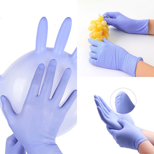 

wholesale blue factory purple nitrile gloves in stocks warehouse ent via fedex ups 100pcs pack