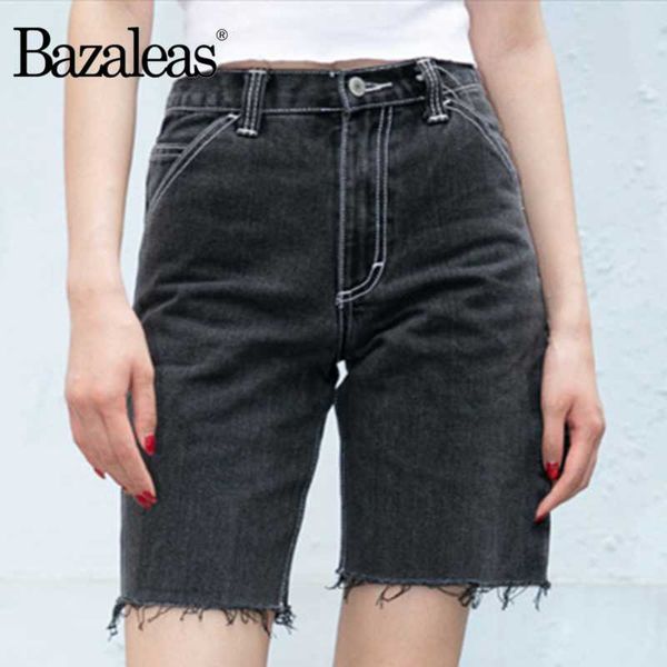 

women's shorts bazaleas harajuku black women pant cotton button waist tassel punk pockets trousers basic zipper casual, White;black