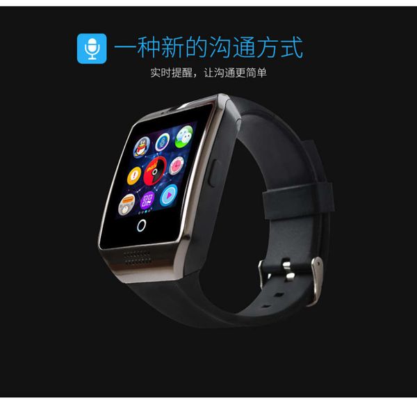 

q18 bluetooth card p smart wear high end curved screen fashio