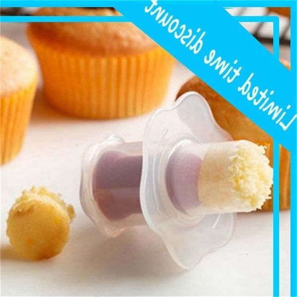

new 1/3/5pcs tool cupcake muffin cake corer plunger cutter baking divider model pie filling