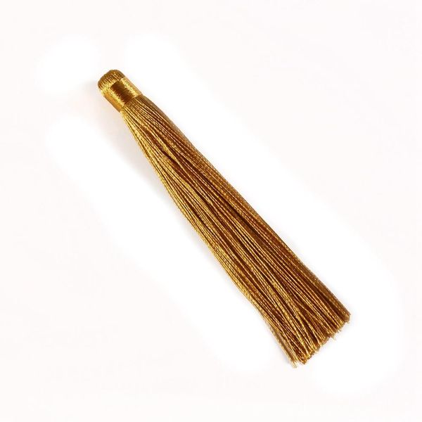 

2 шт. полиэстер silk tassel fringe trim 12 см длинные хлопчатобумажные кисточки для домашнего свадебного украшения diy шветы шторы h bbymmm