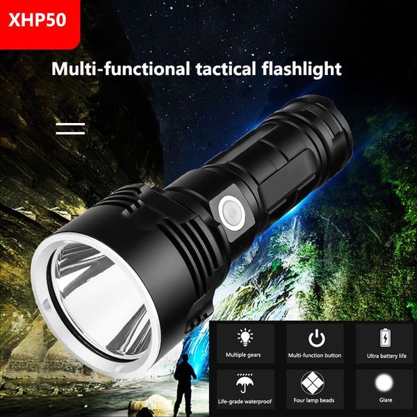 

ezk20 dropshipping xhp50 светодиодный фонарик fire fire focus usb зарядка power display torch тактические водонепроницаемые фонари wmtarf yy