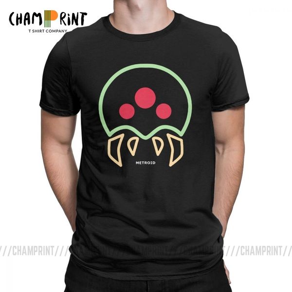 

sport men t-shirt super metroid funny pure cotton tees short sleeve t shirts crewneck clothes 6xl