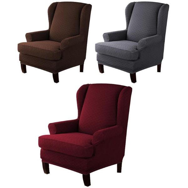 

2pcs / lot тайгер кресло диван обложка упругие печати spandex задняя крышка