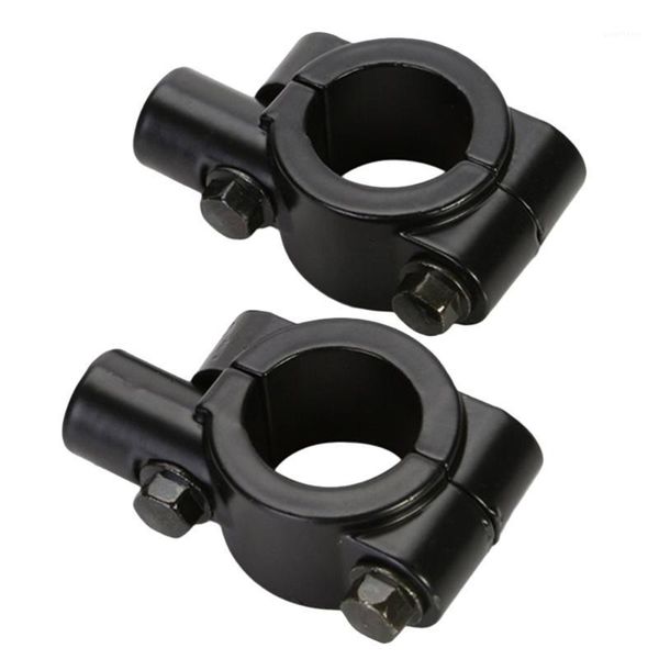 

2pcs rearview mirror base handlebar aluminum alloy support bracket holder rearview mirror adaptor for motorcycle motorbike1