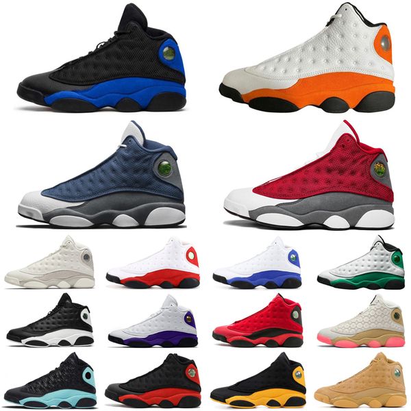 

2020 starfish red flint 13 13s jumpman men basketball shoes hyper royal lucky green phantom black cat mens trainers sports sneakers, White;red
