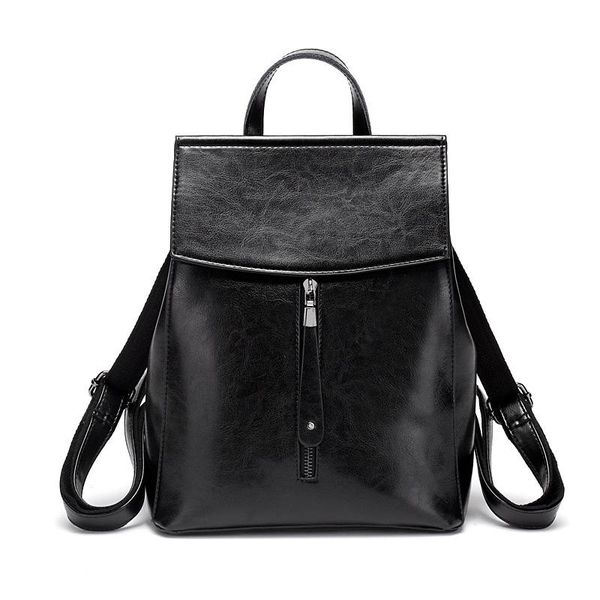 

backpack style summer ladies bag european and american fashion leather large capacity multi-function travel