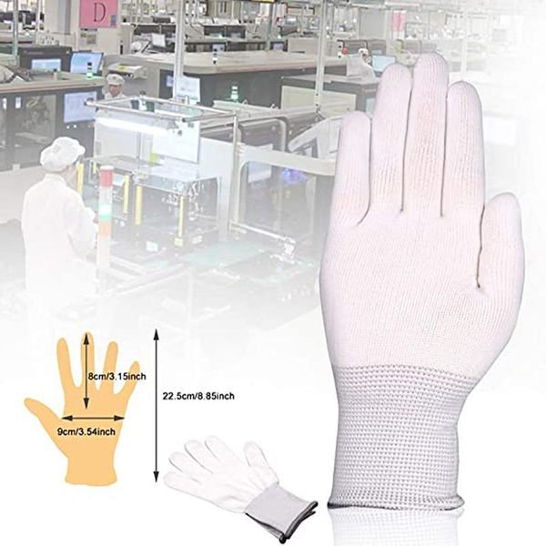 

foshio 4/12pairs anti-static window tint carbon fiber vinyl car wrap sticker film install gloves nylon tinting wor jlltxm