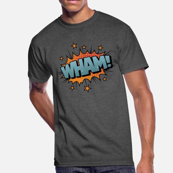 

wham cartoon popart text design t shirt cute print sportswear tracksuit hoodie sweatshirt