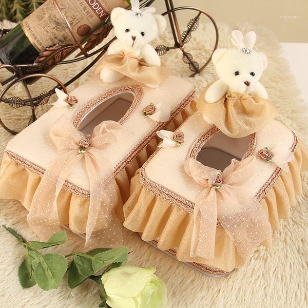 

tissue boxes & napkins wholesale- fabric fashion lace rustic car prontpage pumping paper box table napkin set storage box1