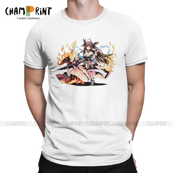 

sport men's t-shirt kotori itsuka date a live anime creative pure cotton tee shirt short sleeve t shirts round neck clothes adult