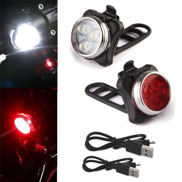 

bike lights light super bright usb rechargeable bicycle head front waterproof ipx4 taillight cycling rear headlight1