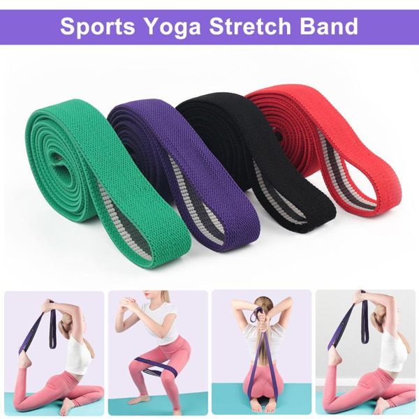 

resistance bands polyester cotton fitness pull rope chest expander yoga belt set practical stretch arm apparatus tension band