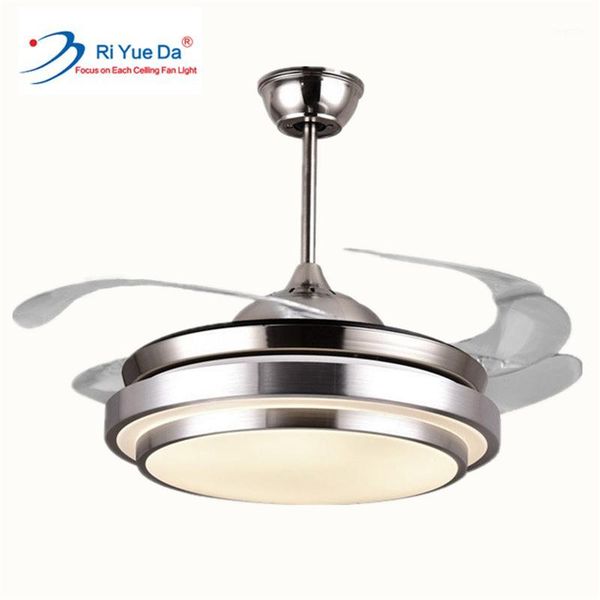 

riyueda oem custom small size led kit colorful blade ceiling fan light1