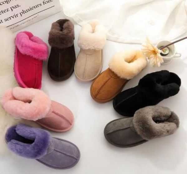 

2020 sell classic design 51250 warm slippers goat skin sheepskin snow boots martin boots short women boots keep warm shoes ing, Black