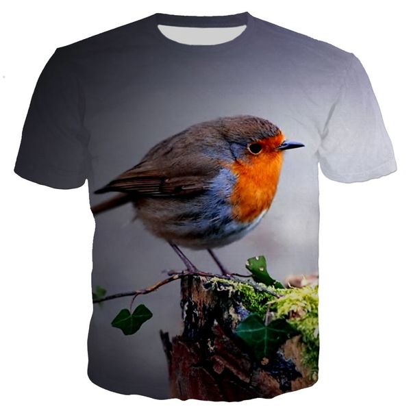 

new cool bird 3d print shirts plus size hentai graphic men clothing