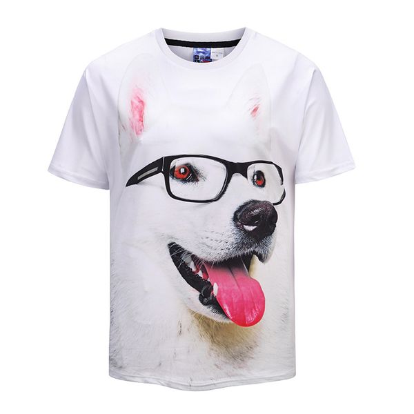 

new arrive popular kawaii samoyeds dog kawaii 3d print shirts kawaii horror hentai men clothing