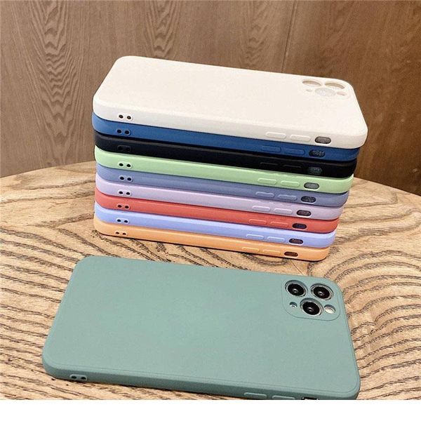

candy color sil phone case for iphone 11 pro max xr xs x xs max soft tpu back covers for bbydcf