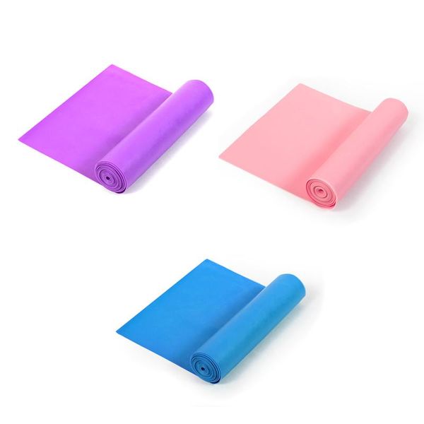 

resistance bands 1.8m yoga rally band sports stretching elastic board rubber ring exercise fitness equipment color