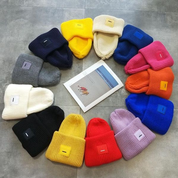

classic women men boy girls knitted wool casual beanies winter warm hat cap gift, Blue;gray