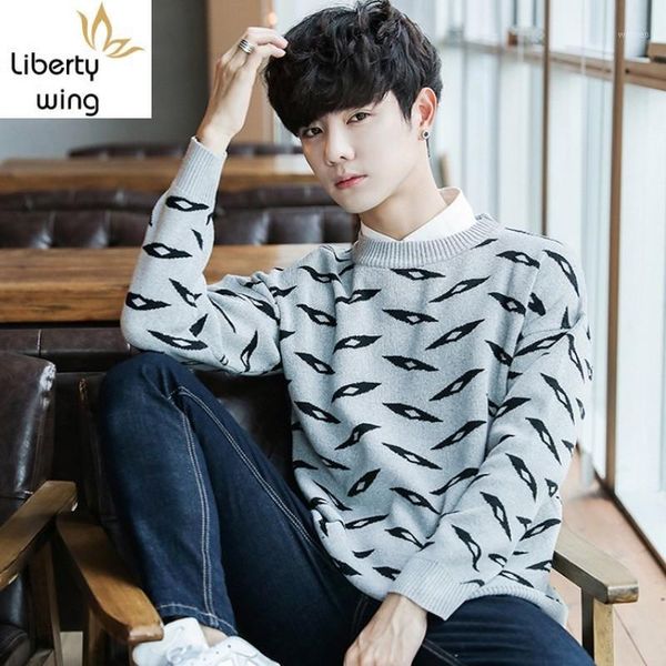 

2020 new autumn winter mens slim fit sweaters fashion cotton o-neck pullover casual long sleeve knitted sweater plus size -5xl1, White;black