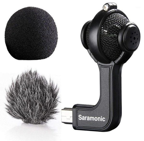 

saramonic g-mic stereo ball microphone with foam & furry windscreens for hero3, hero3+ and hero41