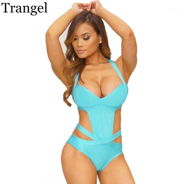 

women's swimwear trangel bikini one piece swimsuit plus size women bandage monokini bathing suit swim wear 2021 black xxl1, White;black