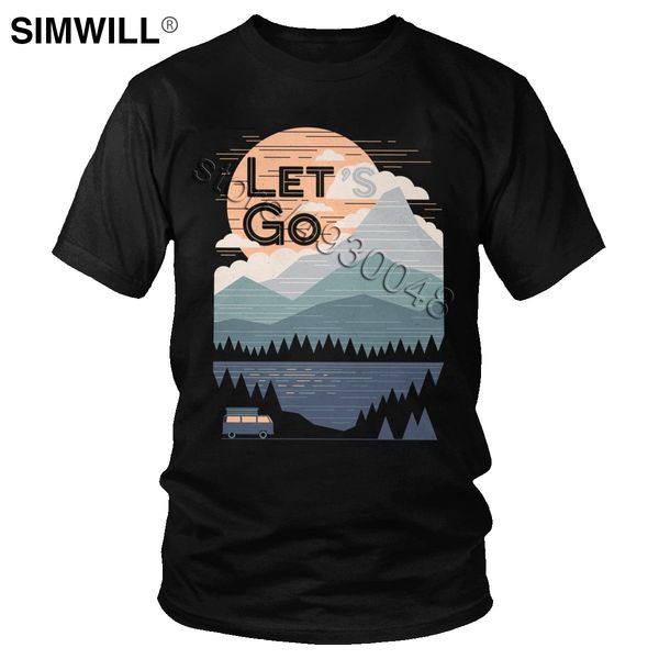 

fashion let's go mountains hiking for summer tees retro short sleeve national park summer gift hooded sweatshirt hoodie men t shirt