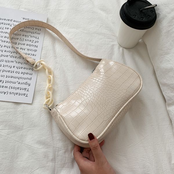

milk brown shoulder acrylic underarm women's bag 2020 new trendy portable shoulder bag rxr2p