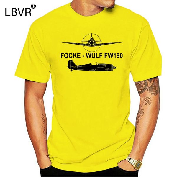 

2020 new men's t shirt short sleeve fitness clothing aeroclassic focke-wulf fw 190 silhouette men's t shirts sport hooded sweatshi