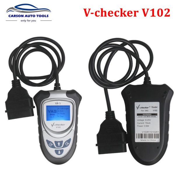 

горячий продавать vchecker v шашка vchecker v102 диагностический инструмент pro code reader без can bus dhl free