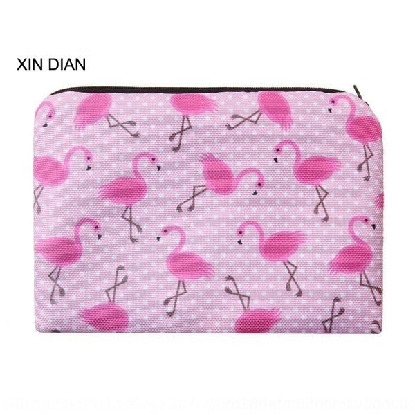 

jptq3 new 3d printed cosmetic bird box pencil cosmetic pink case box bag handbag women's storage multi-functional pencil case hslbo