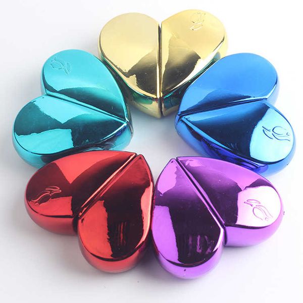 

heart shaped portable bottles refillable empty 25ml glass travel use perfume spray bottle t2i5239