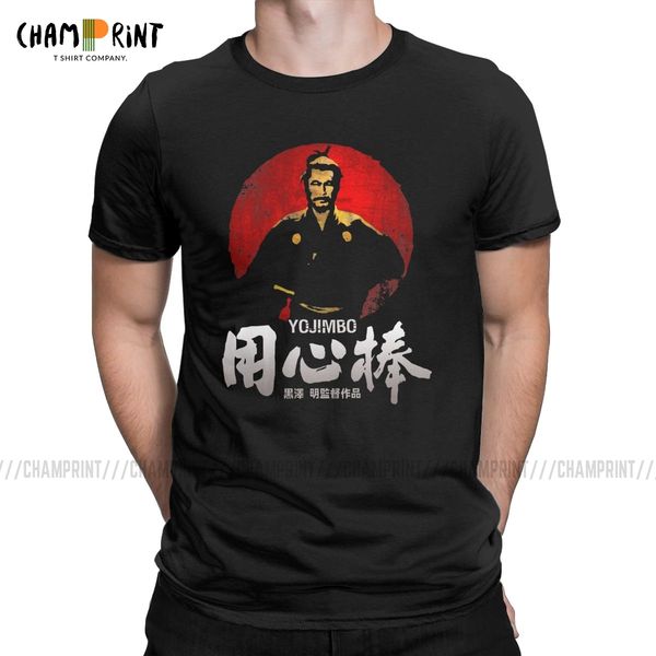 

sport yojimbo sanjuro t shirt men's funny t-shirts akira kurosawa classic samurai japanese movie tee shirt short sleeve
