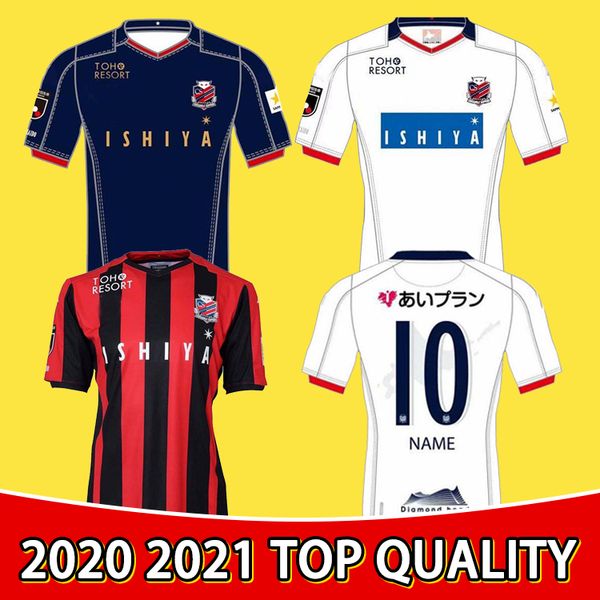 

new 20 21 j1 league hokkaido sapporo soccer jersey 20 21 norbritz hokkaido consadole home red away white high-quality football shirt, Black;yellow
