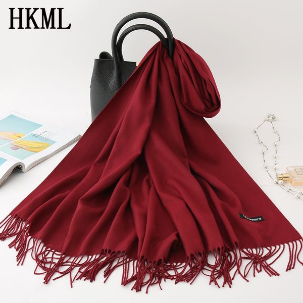 

кашемир шарф женщин теплая шаль платки femme пашмины kerchief шерсть похититель голова шея длинный шарф зимы женщин для дам 201018, Blue;gray