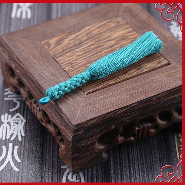 

5pcs mini hemp flower tassel jewelry curtain garments decorative accessories diy key cell phone bag fringe trim tassels pendant h sqccfu