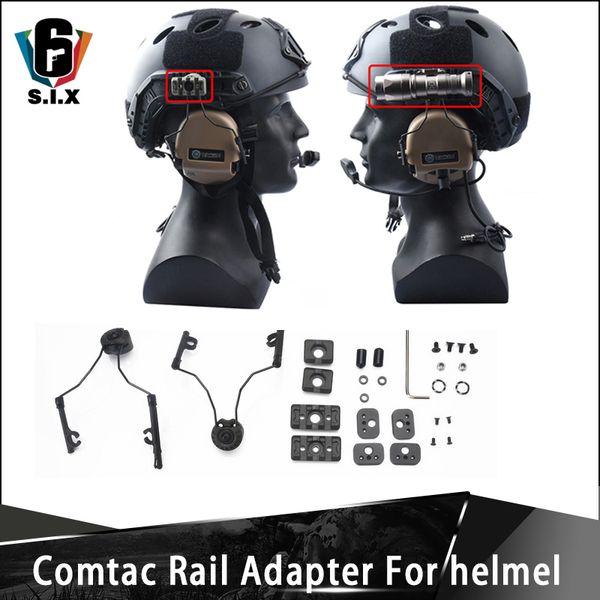 

tactical comtac headset arc rail adapters for fast helmet bracket adapter m300 m600 flashlight bracket fast helmet rail adapter